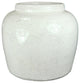 Terracotta Urn Vase, White