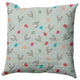 Chickens and Eggs Easter Decorative Throw Pillow, Breezeway Green, 26x26"