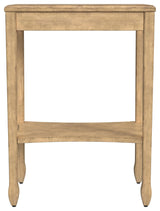 Gilbert Side Table, Black Licorice, Beige