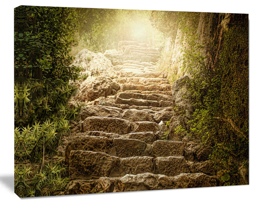 Holy Light and Upstairs, Landscape Canvas Art Print, 40"x30"