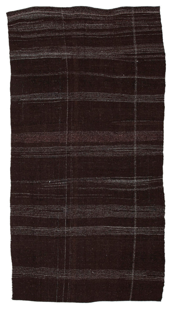 Rug N Carpet - Handmade Anatolian 5' 8'' x 10' 3'' Vintage Goat Hair Kilim Rug