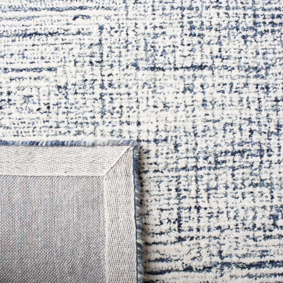Safavieh Couture Abstract Collection, ABT349 Rug, Ivory/Navy, 8'x10'