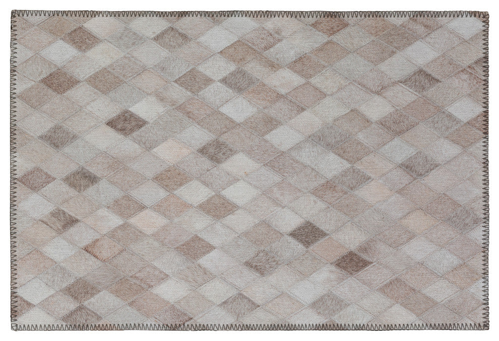 Indoor/Outdoor Stetson SS6 Flannel Machine Washable 1'8" x 2'6" Rug