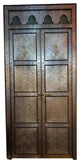 Amazing Moroccan Rabat Door All Metal Inlaid, Silver Finish