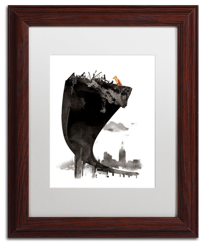 Robert Farkas 'The Last Of Us' Art, Wood Frame, White Mat, 14x11
