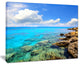 "Bright Summer Day in Sea" Canvas Print