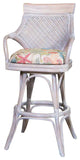 Bermuda 30" Barstool In Rustic Driftwood With Conch Destin