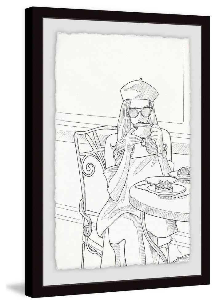 "In for Dessert" Framed Painting Print, 16"x24"