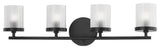 Ryan 4-Light Bath Bracket Soft Black