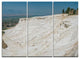 "Panoramic View of Pammukale" Metal Wall Art, 3 Panels, 36"x28"