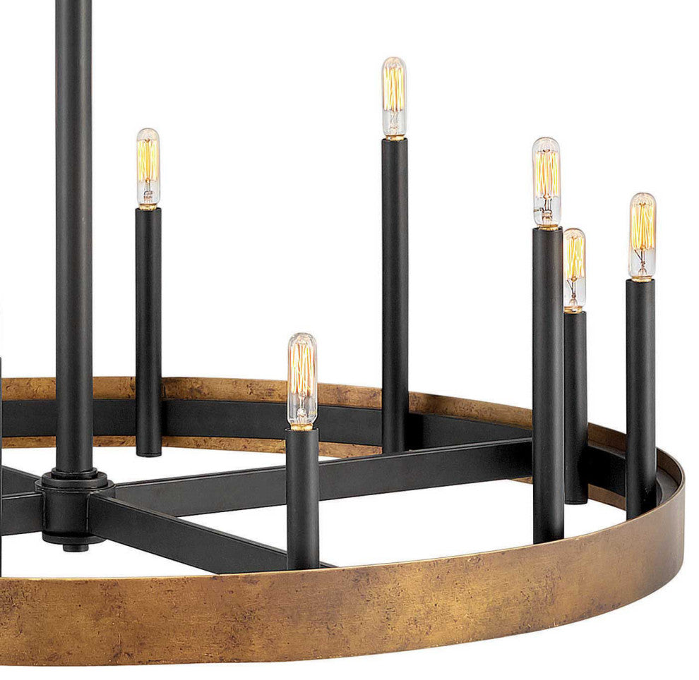 Hinkley Wells Chandelier, 12 Light