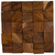 Blocks Wall Tile, Chamcha Wood, Natural