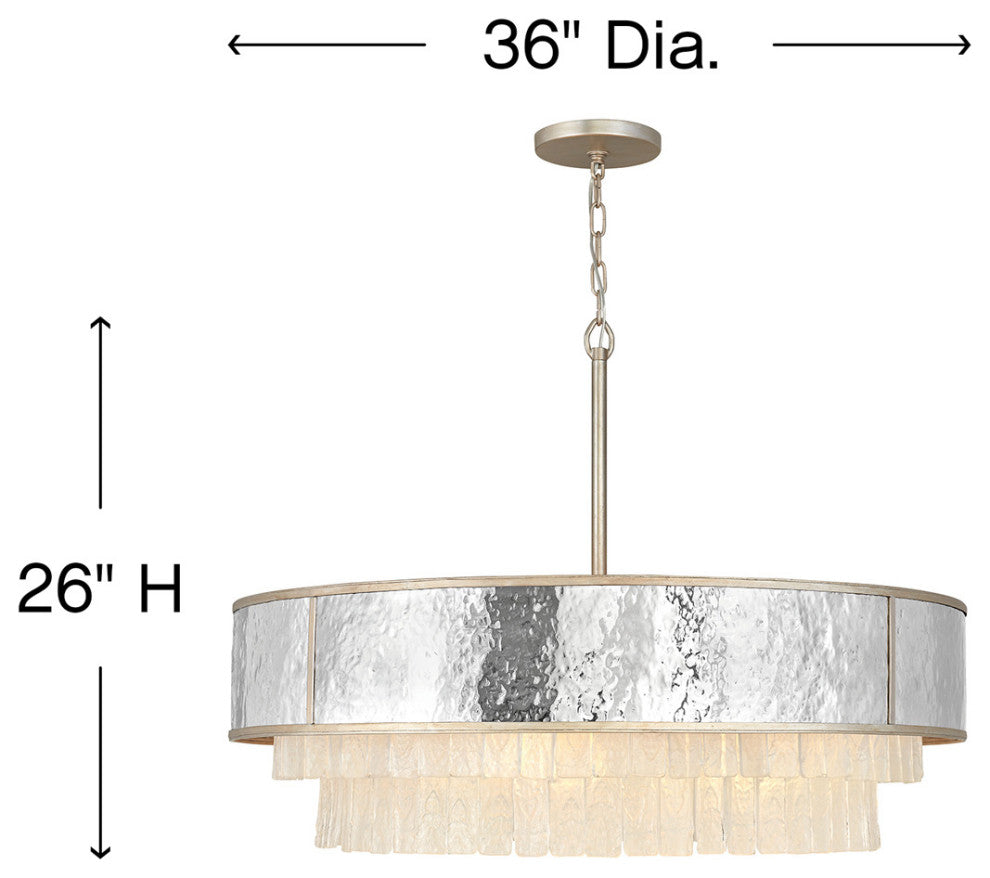 Hinkley Reverie Chandelier, Large 1 Tier