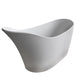 ANZZI Tuasavi 5.6-ft Solid Surface Freestanding Tub, Matte White