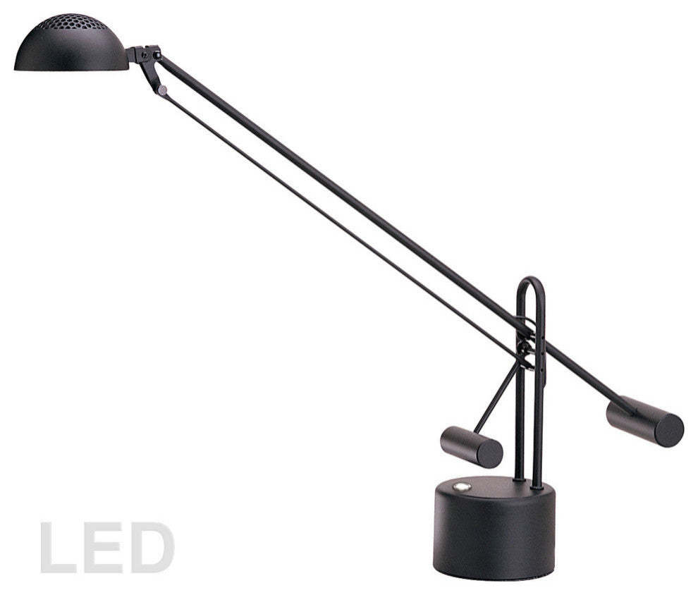 8W Desk Lamp, Black Finish