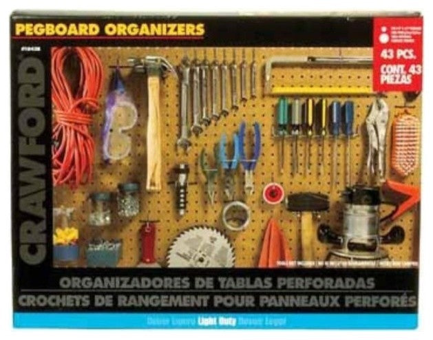 Lehigh Deluxe Pegboard Kit, 43-Piece