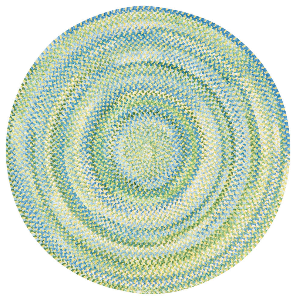 Capel Waterway Yellow 0470_100 Braided Rugs - 7' 6" Round