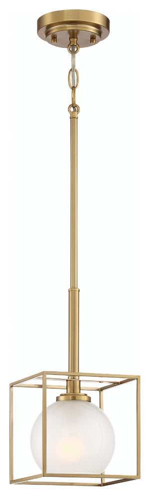 Cowen 1 Light Mini-Pendant, Brushed Gold
