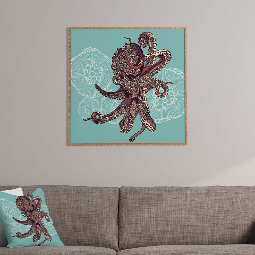 Deny Designs Valentina Ramos Octopus Bloom Framed Wall Art