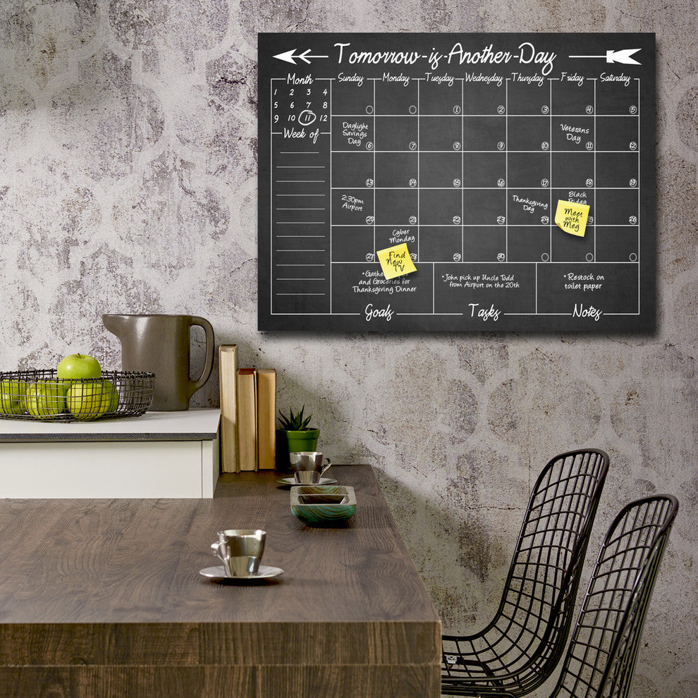 Ready2HangArt Navajo Design Dry Erase Monthly Calendar on ArtPlexi, 16"x20"