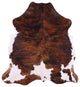 6' 5" X 6' 0" Natural Cowhide Rug C1814