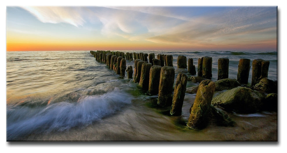 Ready2HangArt 'Baltic' Wrapped Canvas Wall Decor, 60"x30"