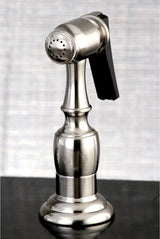 Kingston Brass Centerset Kitchen Faucet, Brushed Nickel