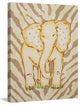 Marmont Hill, "Tan Elephant" by Reesa Qualia Painting on Wrapped Canvas, 24x31
