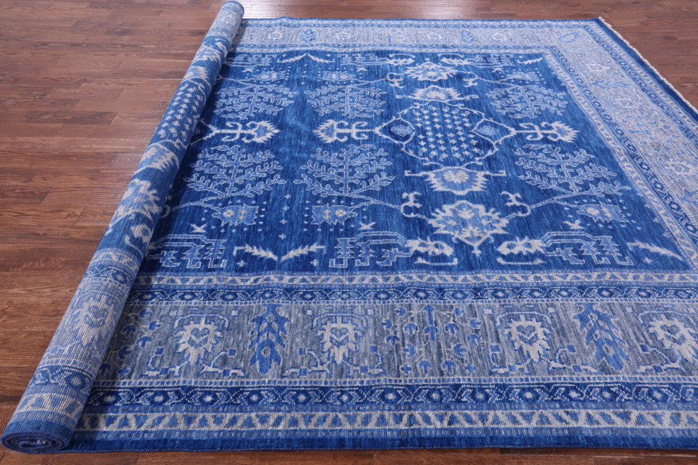 Turkish Oushak Handmade Wool Rug 10' 3" X 14' 1" - Q13565
