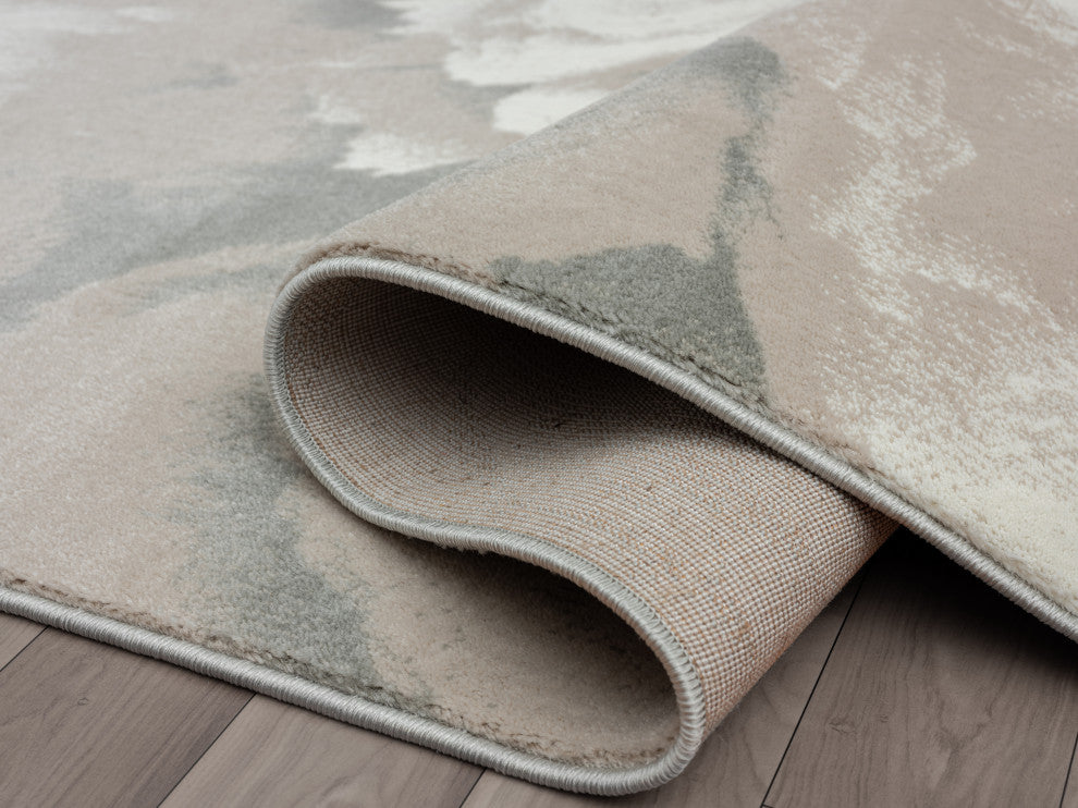 Abani Arto Collection ART170B Contemporary 3D Geometric Area Rug