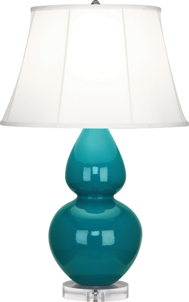 Robert Abbey RA-A753 1-Light Table Lamp, Double Gourd