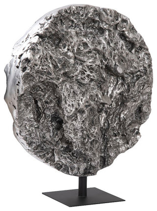 Cast Root Silver Standing Sculpture