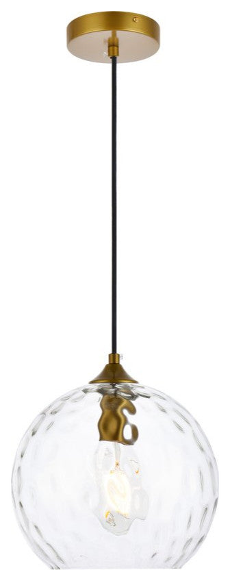 Constance 10" Light Brass Pendant