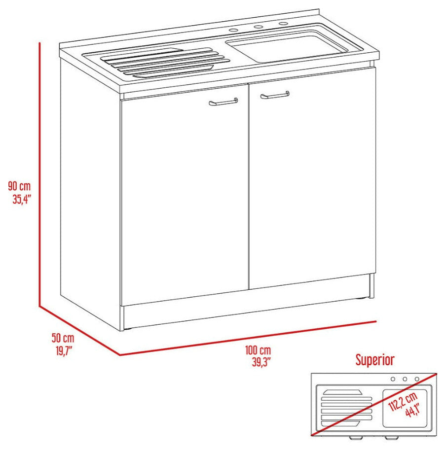 Utility Sink Vernal, Kitchen, White