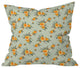 Iveta Abolina Tangerine Burst Outdoor Throw Pillow