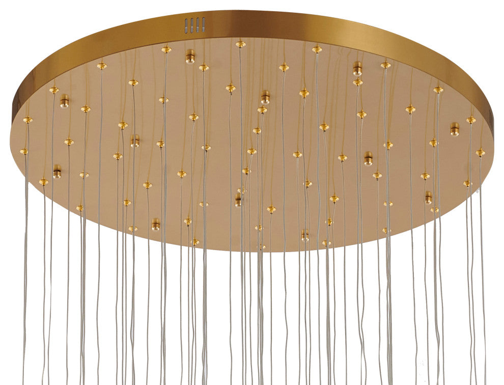 BETHEL INTERNATIONAL OC37C12CH 4-Light Chandelier, Chrome