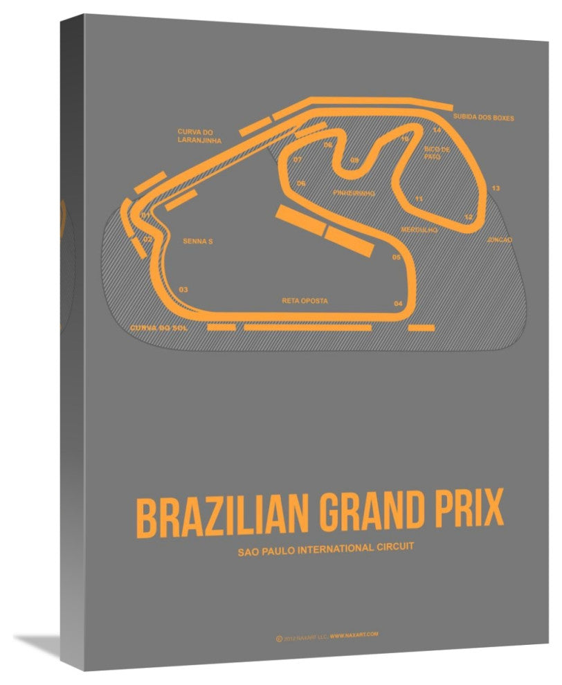 "Brazilian Grand Prix 1" Fine Art Print