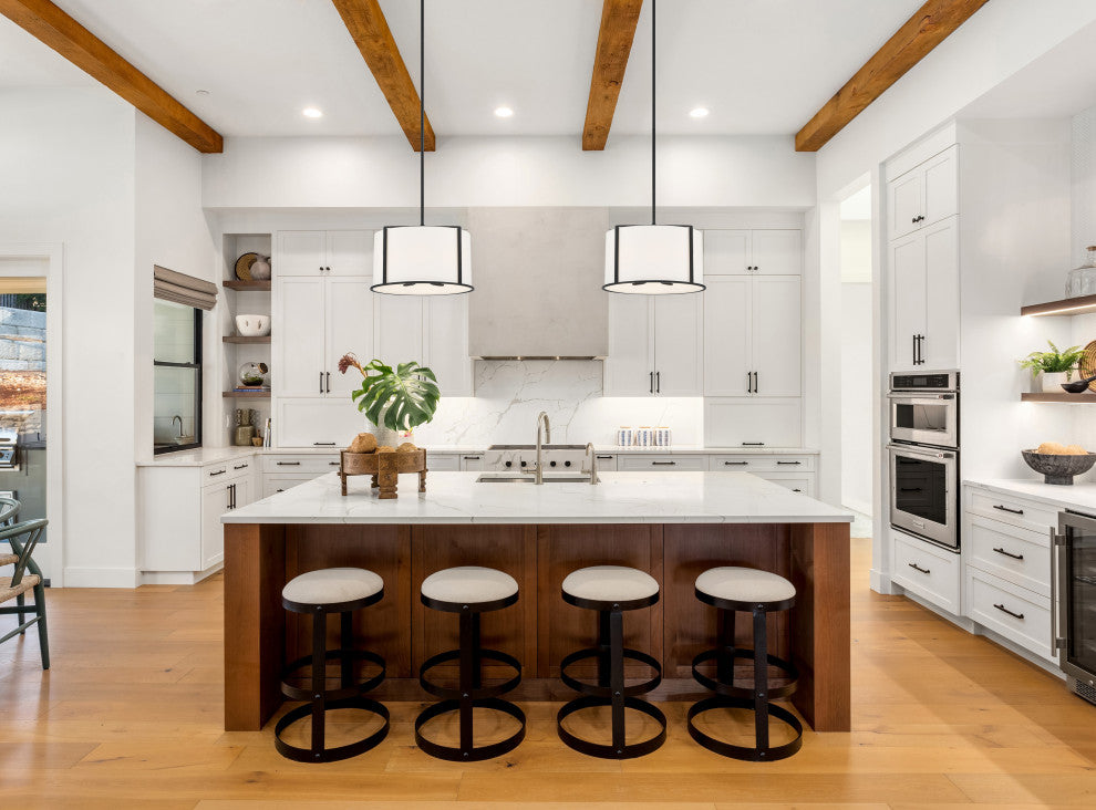 Carlyn Four Light Pendant in Black