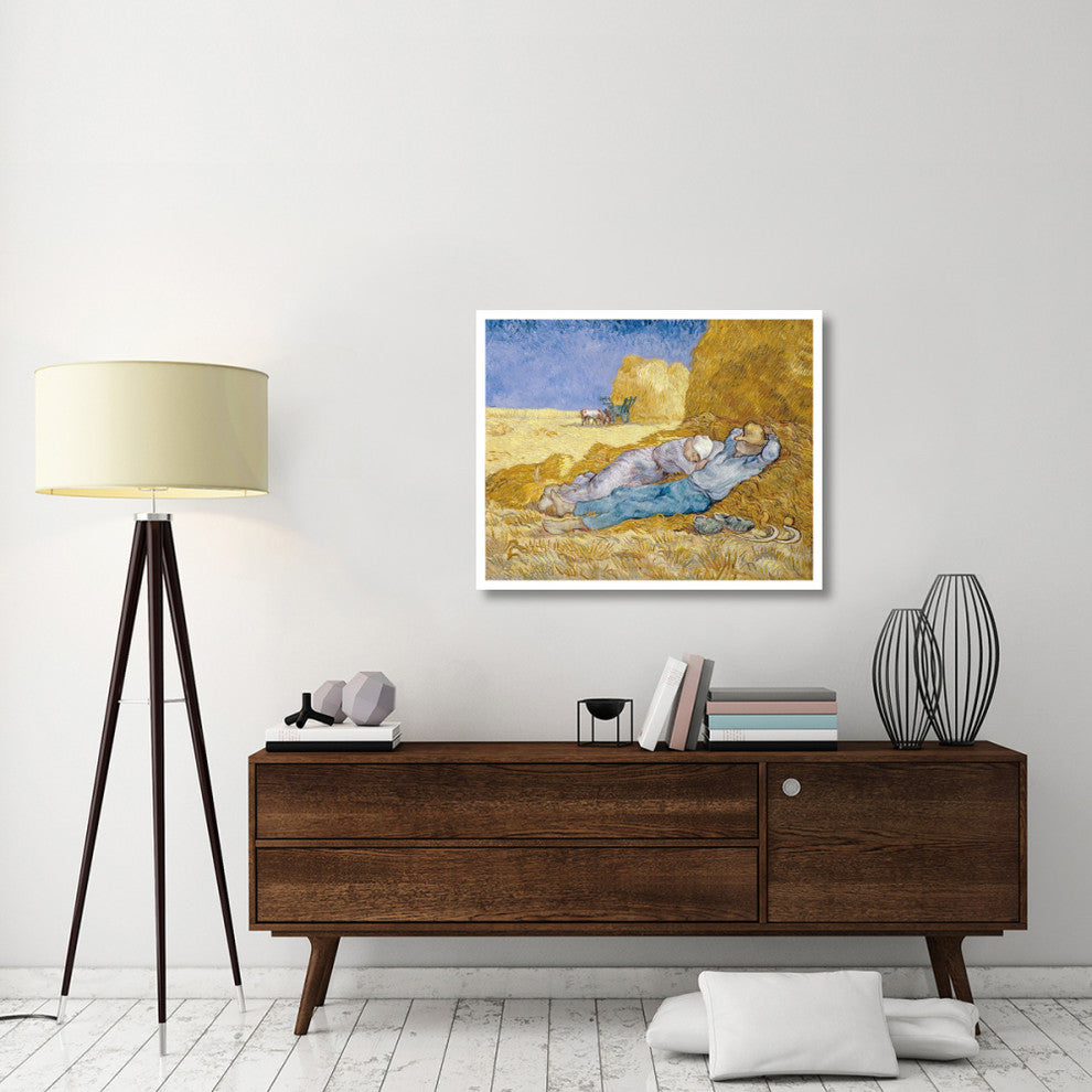 "The Siesta (La Siesta)" Digital Paper Print by Vincent Van Gogh, 38"x31"