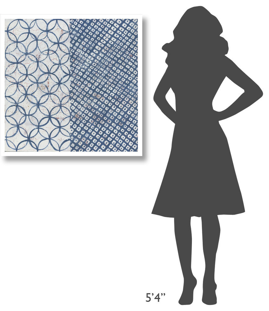 "Maki Tile III" Digital Paper Print by Kathrine Lovell, 32"x32"