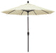 9' Aluminum Umbrella Auto Tilt Bronze, Canvas