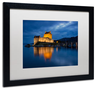 Blanchette Photography 'Eilean Donan Castle', Black Frame, White Matte, 20"x16"