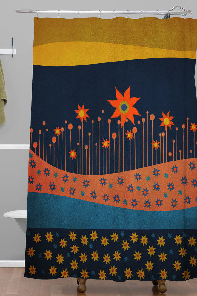 Deny Designs Viviana Gonzalez Spring Energy Shower Curtain