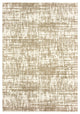 8??11??Ivory And Gray Abstract Strokes Area Rug