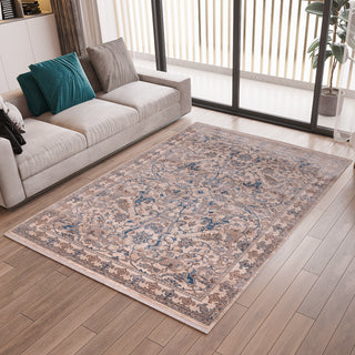 Arcadia Marlow Area Rug, Ivory, 7'1" x 10', Oriental