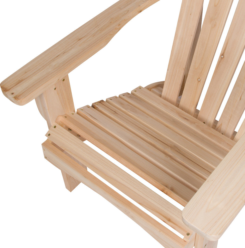 Rockport Adirondack Chair, Natural