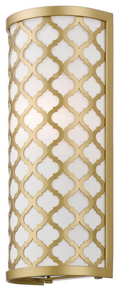 Arabesque 1 Light Soft Gold ADA Single Sconce