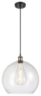 Innovations 516-1P-BAB-G124-14 1-Light Pendant, Black Antique Brass