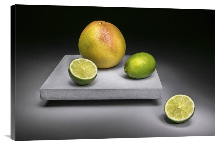 "Citrus Family" Stretched Canvas Giclee by Christophe Verot, 24"x16"