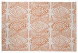 Cowry Cluster Rug, Orange, 3'x5'